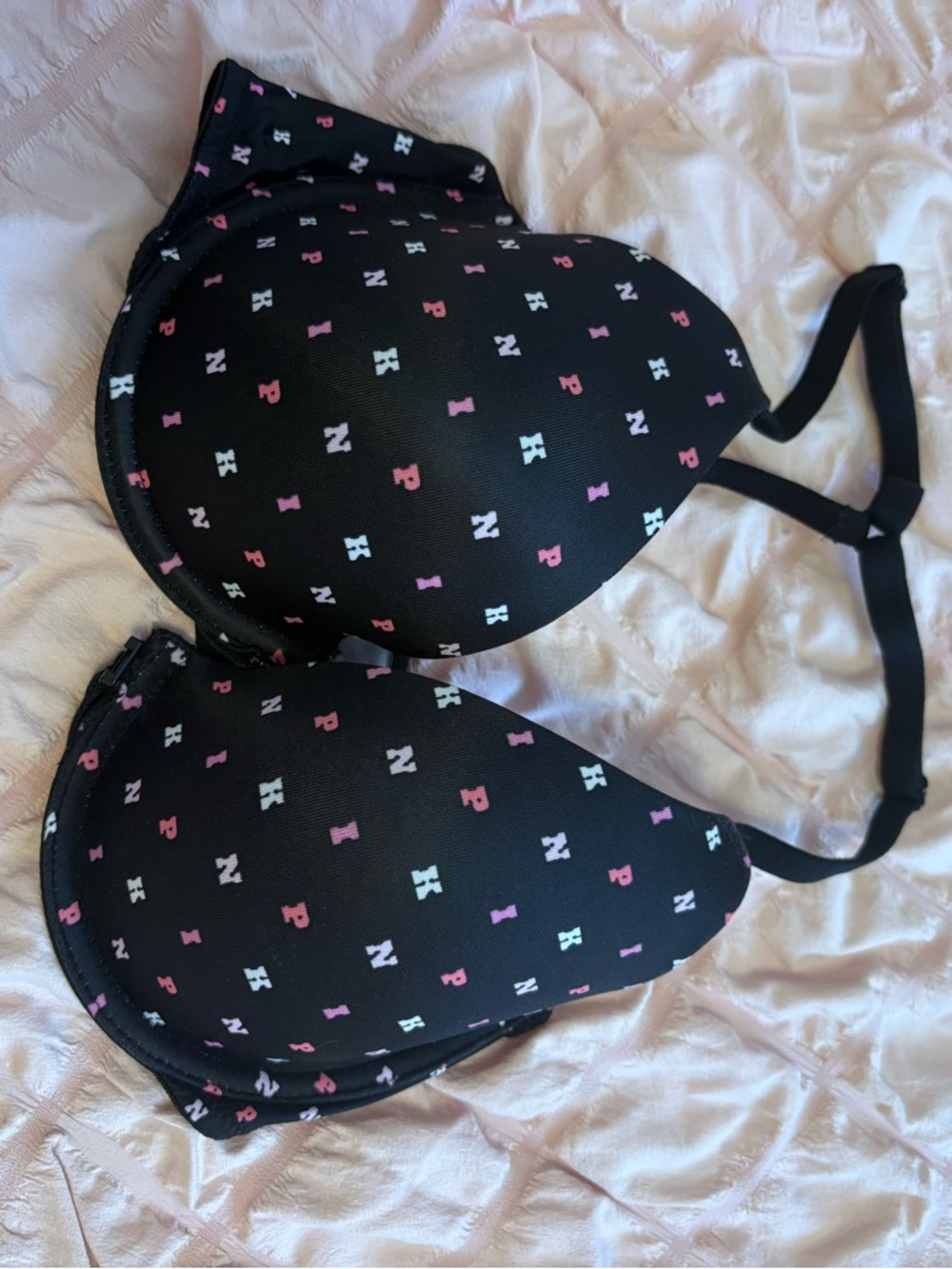 Pink bra
